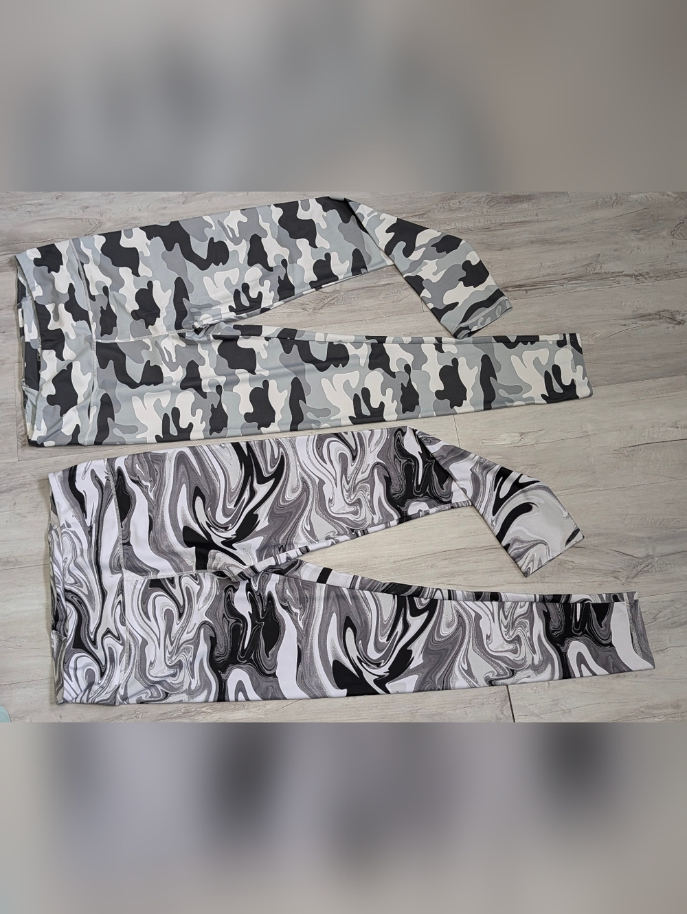 Infinite Performance Swirl & Camo Leggings 2pc XL